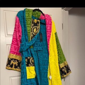 NWT Versace Multicolor Robe